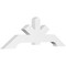 Ekena Millwork Vanguard Architectural Grade PVC Gable Bracket, 72"W x 24"H x 4"D x 6"F, 8/12 Pitch GBP072X24X0406VAN00 - alternate 1